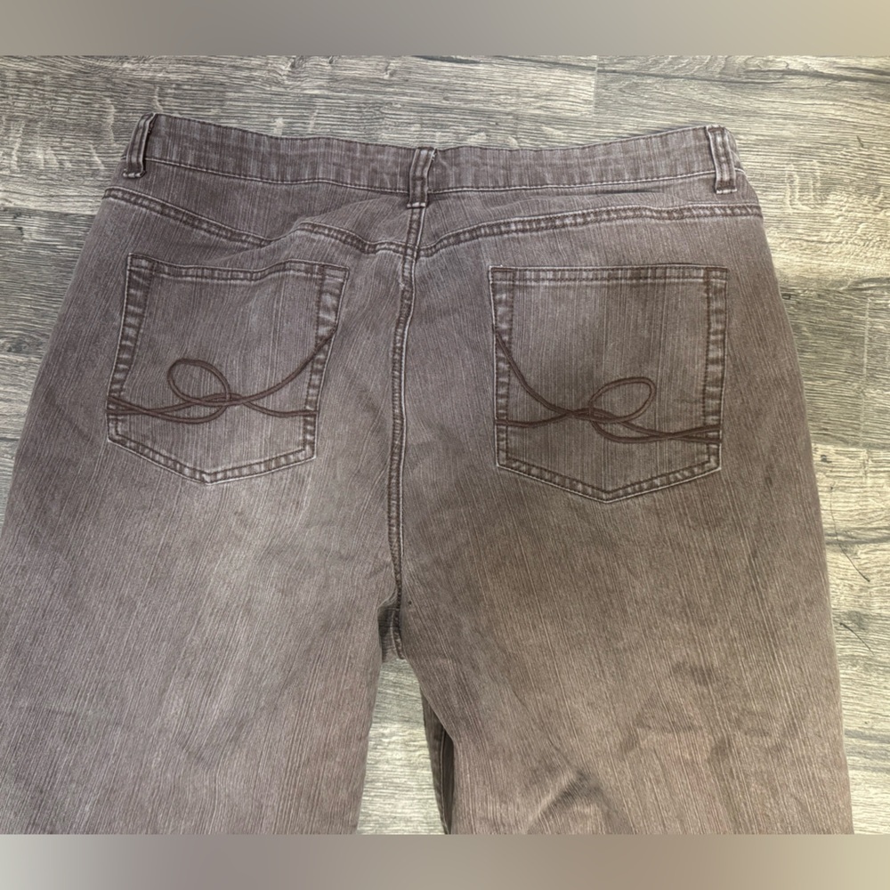 Venezia Chocolate Brown Corduroy Trousers - Picture 4 of 6